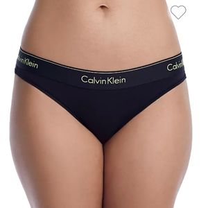 Calvin Klein Cotton Modern Bikini Black/Neon